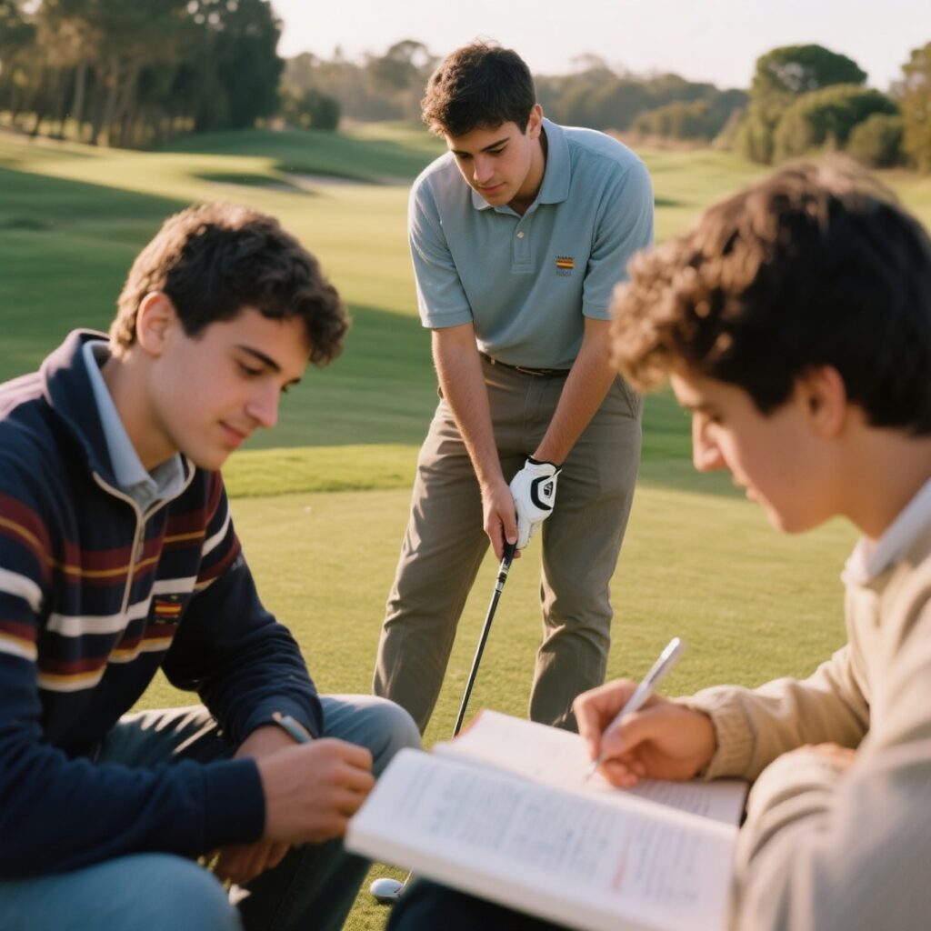 Curso de inglés con golf
